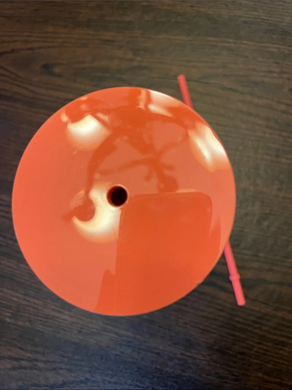 Starbucks Rose Gold Textured Tumbler with Coral Lid and Straw